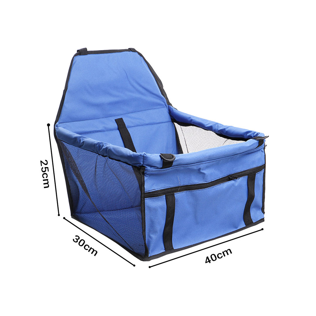 NNEAGS Waterproof Pet Booster Car Seat Breathable Mesh Safety Travel Portable Dog Carrier Bag