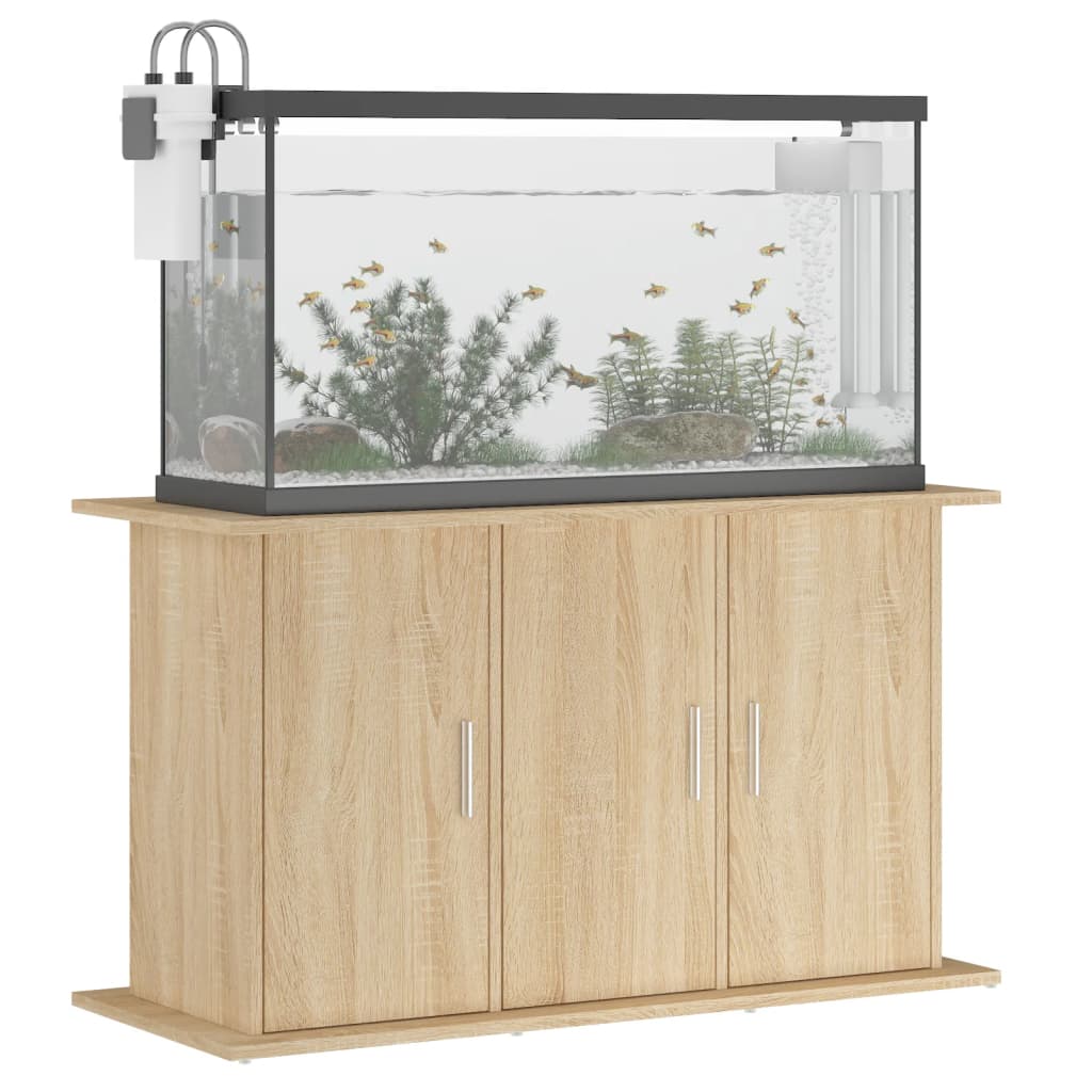NNEVL Aquarium Stand Sonoma Oak 101x41x58 cm Engineered Wood-3