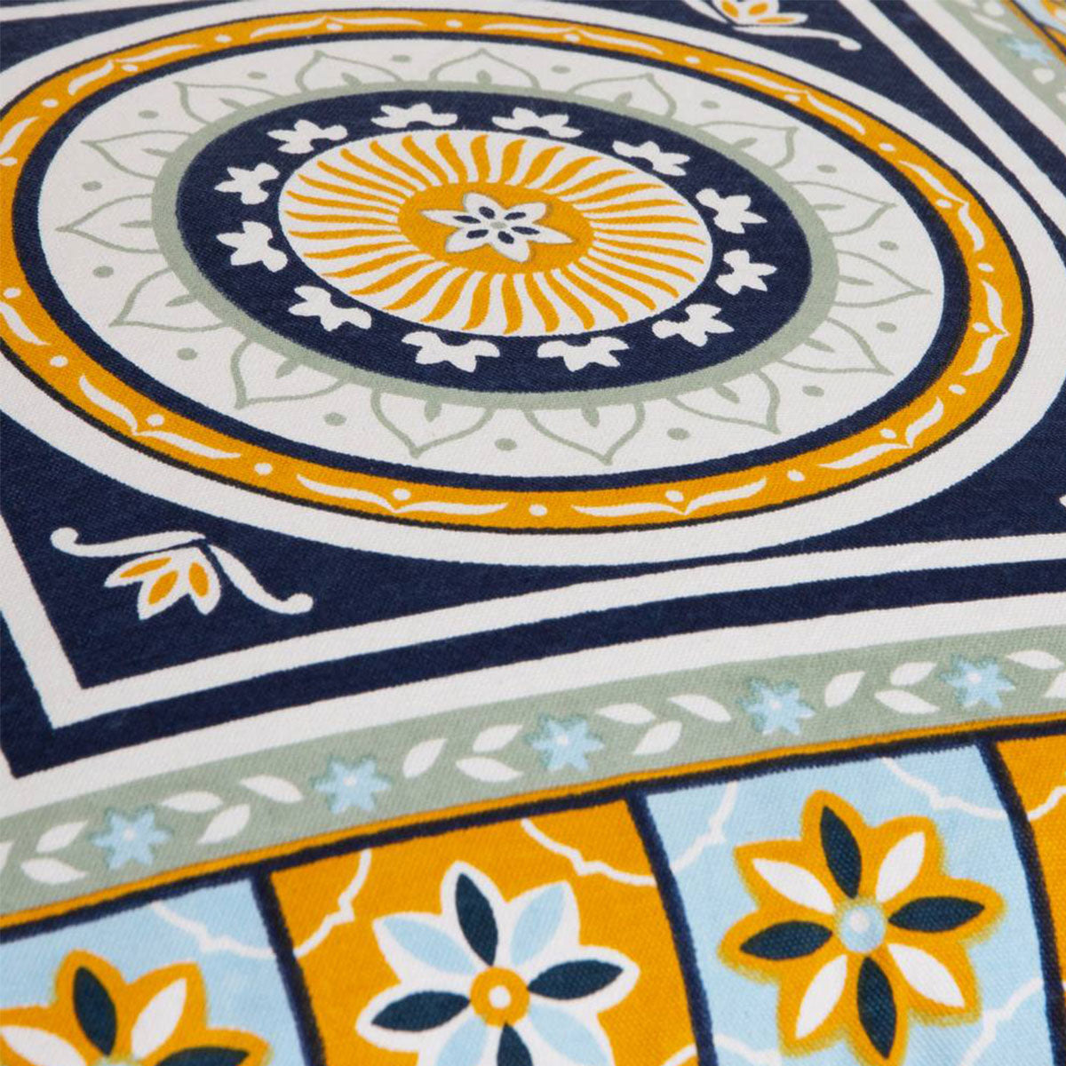 NNEDSZ J Elliot Home Kasbah Luxury Filled Cushion 50 x 50cm Blue
