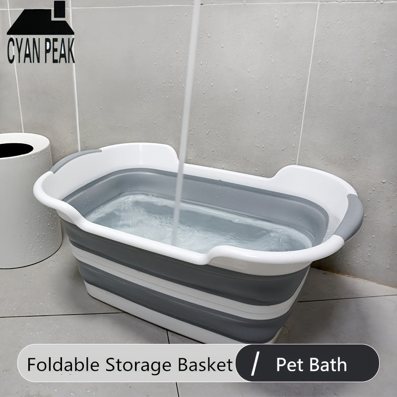 NNETM Foldable Pet Bathtub Large Capacity Dog Cleaning Bucket