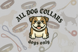 ALL DOG COLLARS Logo with Bulldog